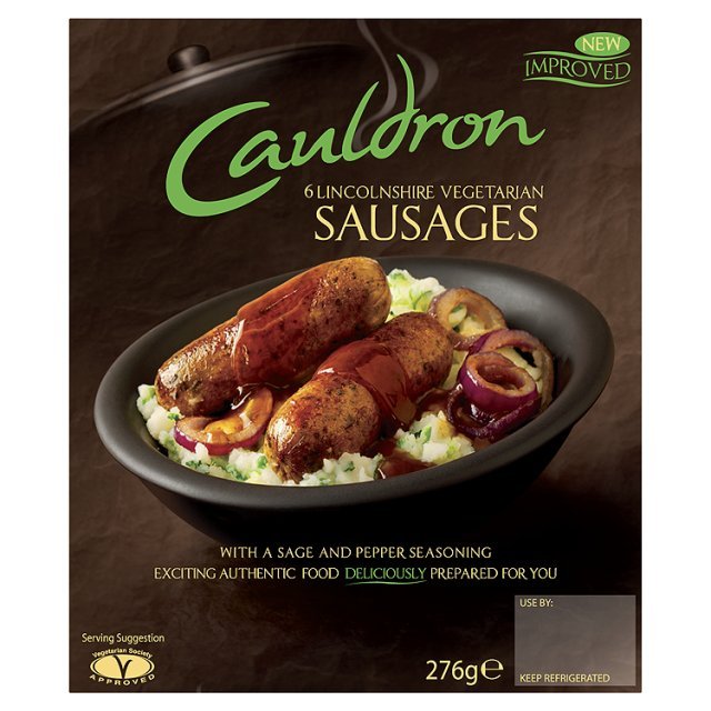 Calories in 100 g of Ocado Cauldron Lincolnshire Sausages