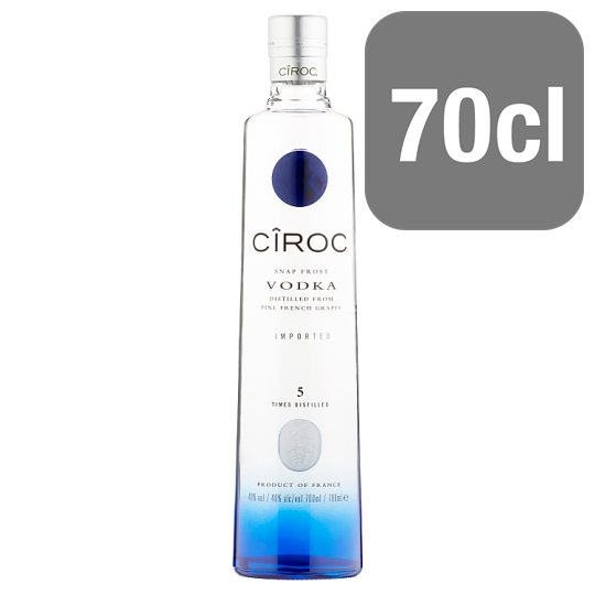 Calories In 100 Ml Of Tesco Ciroc Vodka Nutristandard